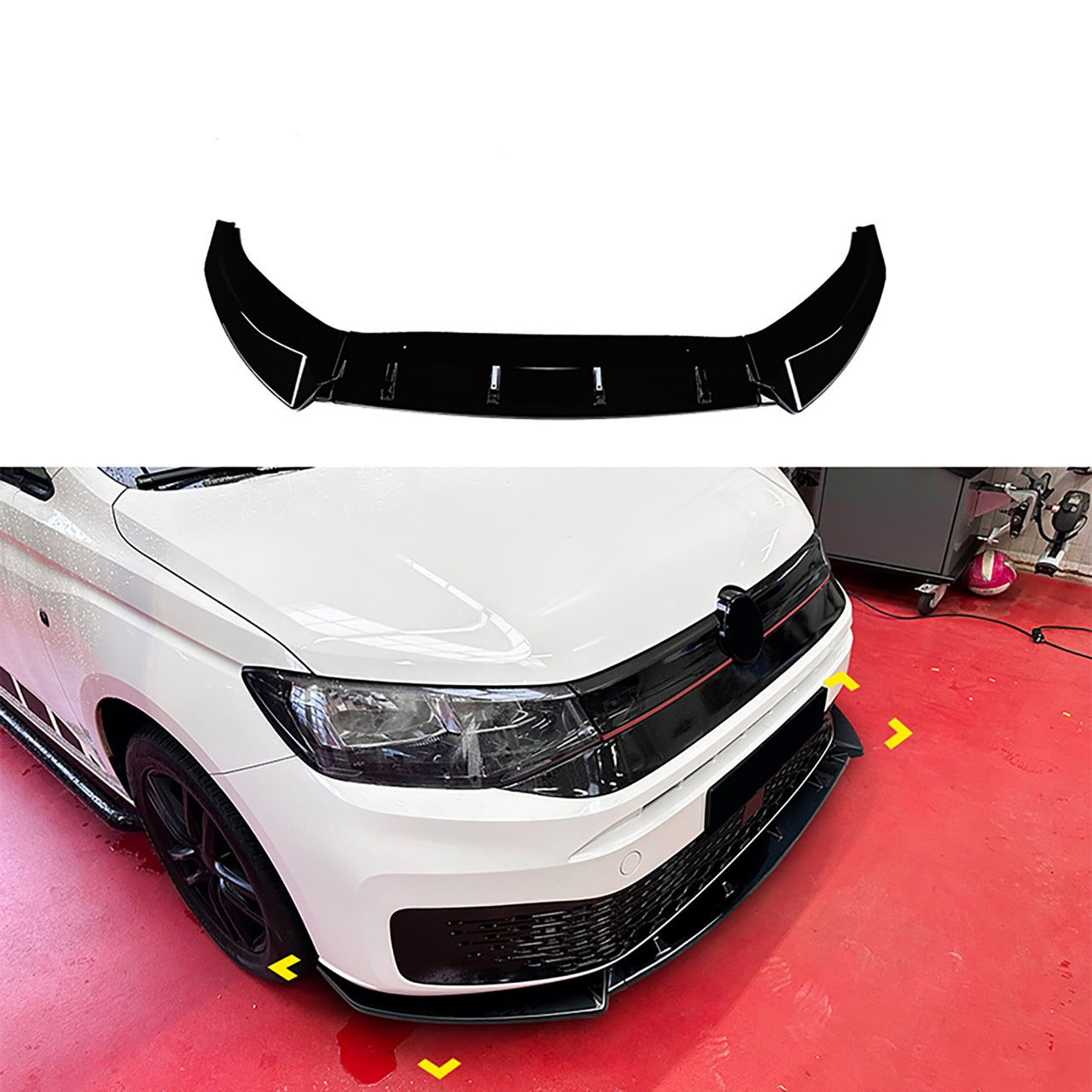 Lip splitter per VW Caddy V – Simoni Racing – foto 5
