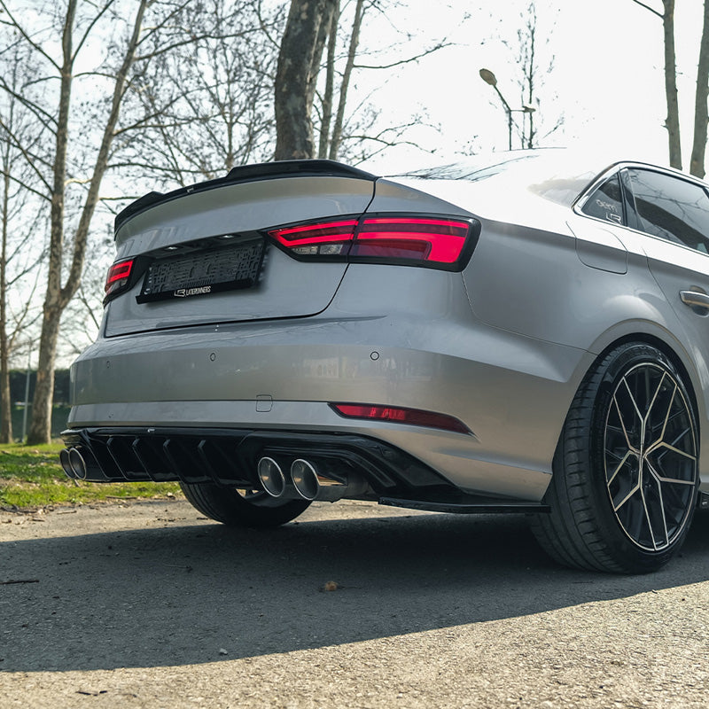 Body kit Audi A3 (8V) Sedan Facelift 2016-2020 scarico doppio – Simoni Racing – foto 5