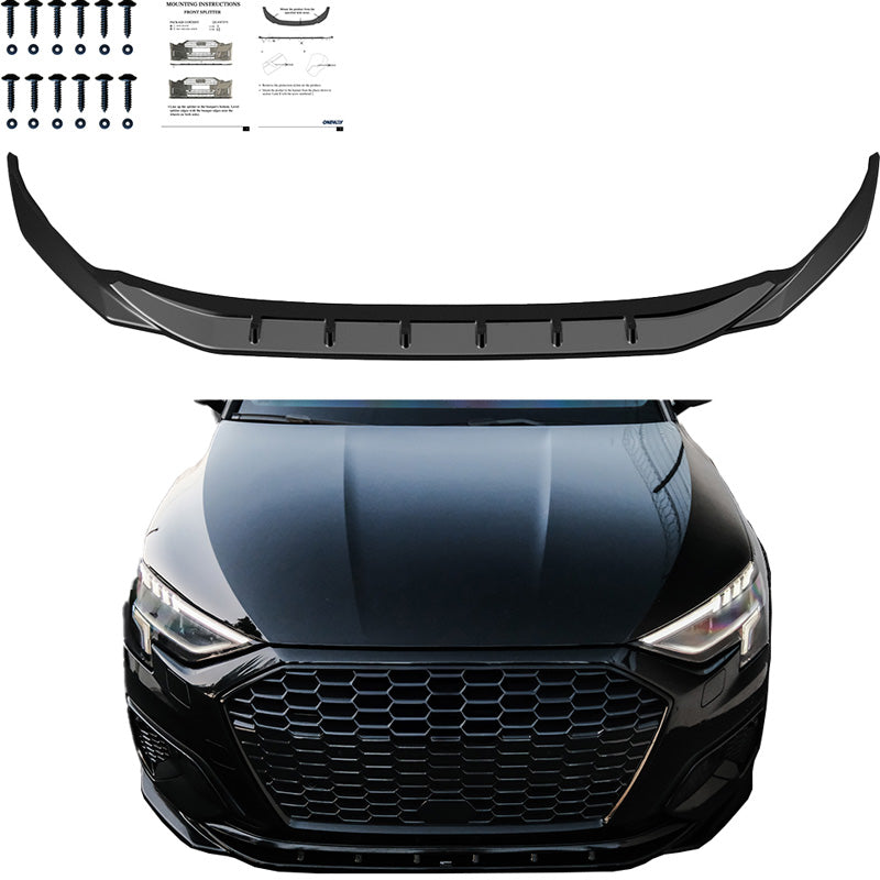 Spoiler anteriore Audi A3 (8Y) Sedan/Sportback 2020-2024 – Simoni Racing – foto 5