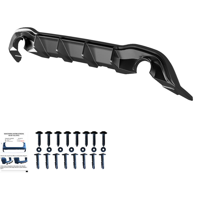 Diffusore posteriore Volkswagen Golf VIII HB GTI 2020- - – Simoni Racing – foto 5