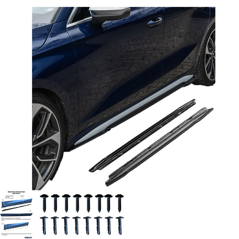 Minigonne laterali Audi A3 8Y S-Line/S3 Sedan/Sportback '20-'24 – Simoni Racing – foto 5