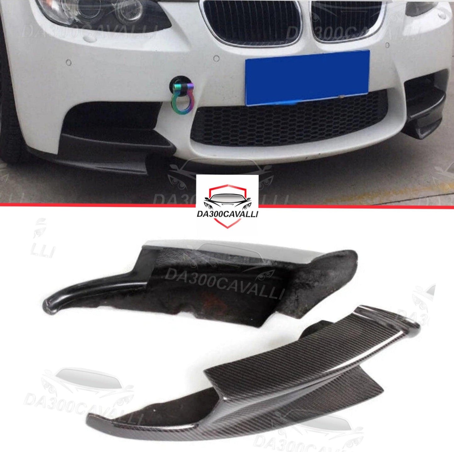 Appendici Aerodinamiche Frontali BMW Serie 3 E90 E92 E93 Fibra Di Carbonio - Da300Cavalli