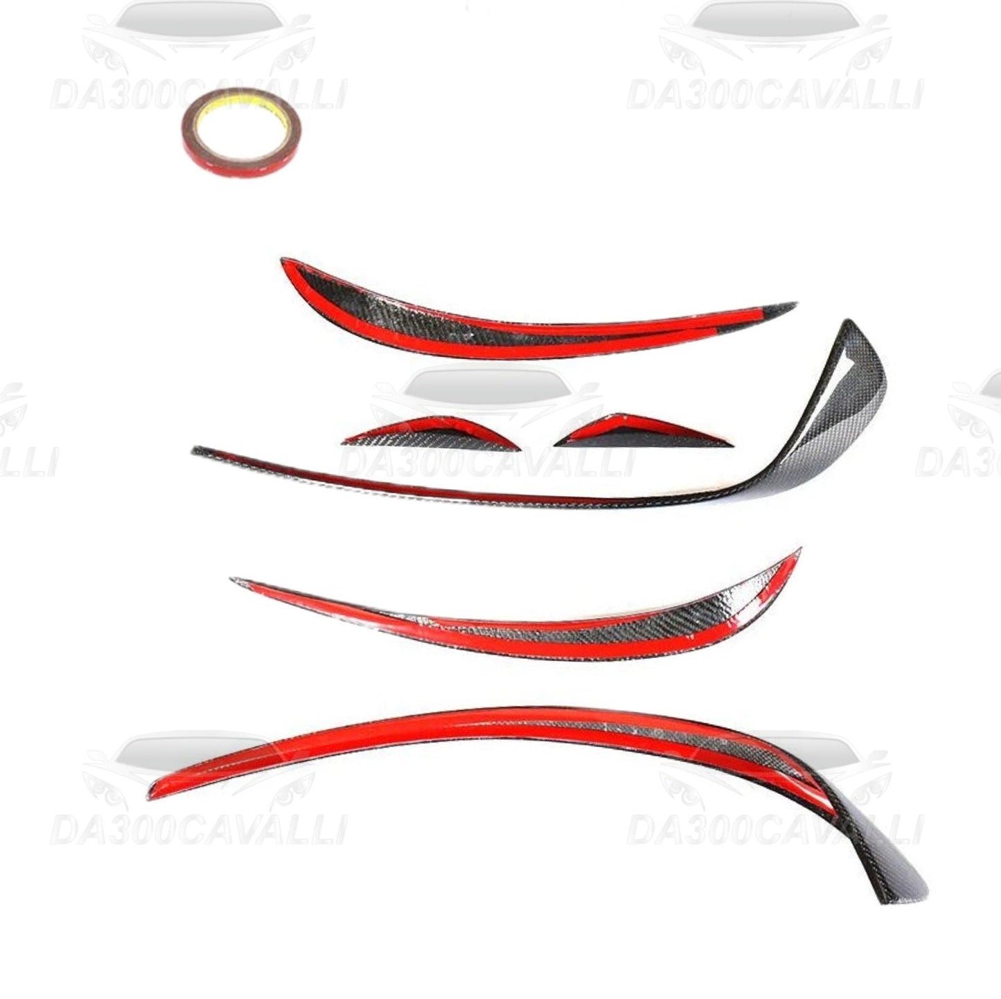 Appendici Aerodinamiche Frontali Mercedes CLA W117 C117 Fibra Di Carbonio - Da300Cavalli