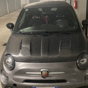 Cofano Fiat 500 (2008-2023) Abarth Fibra Di Carbonio – foto della recensione di Matteabarth_595