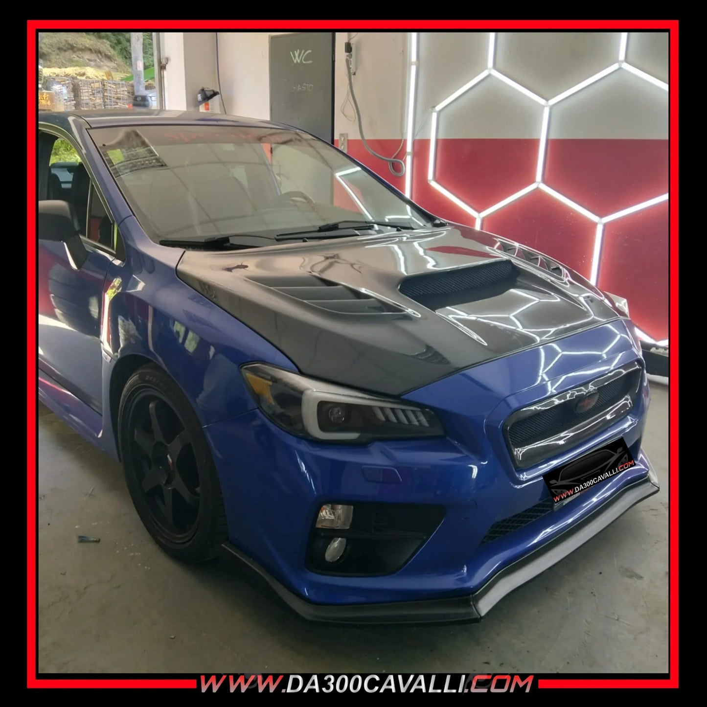 Cofano In Carbonio Subaru STI WRX — Da300Cavalli — foto 4