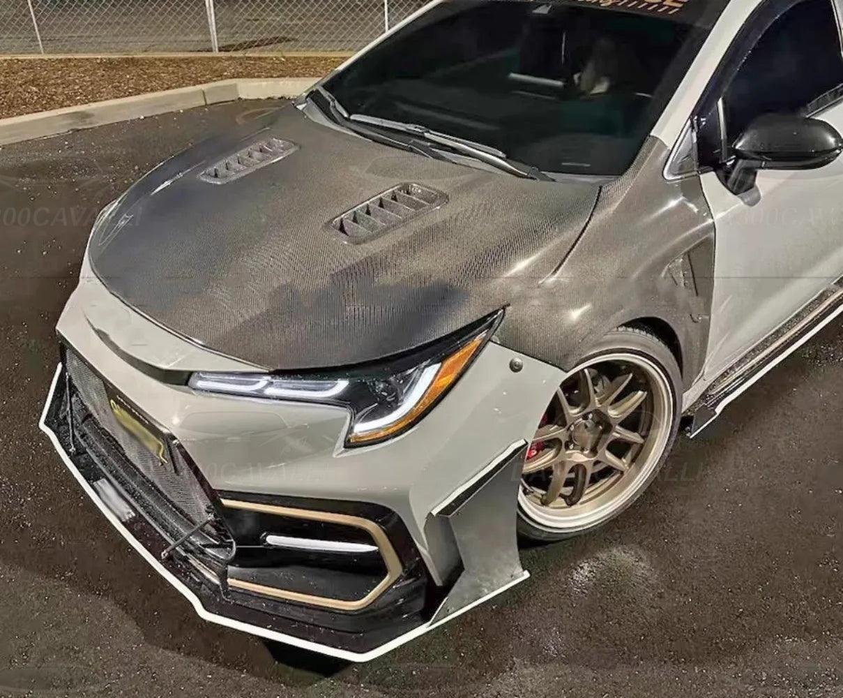 Cofano Toyota Corolla Fibra Di Carbonio - Da300Cavalli