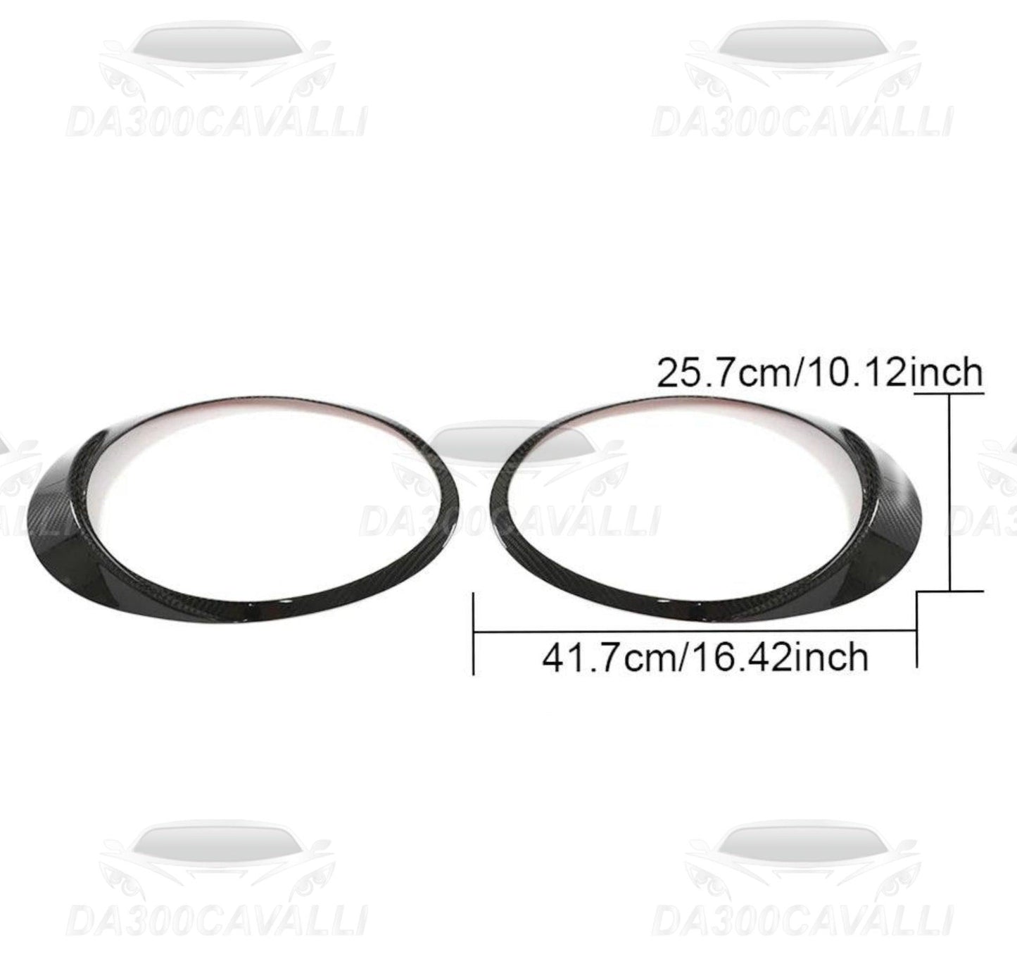 Contorno Fari Porsche 911 992 Carrera 4 Fibra Di Carbonio - Da300Cavalli