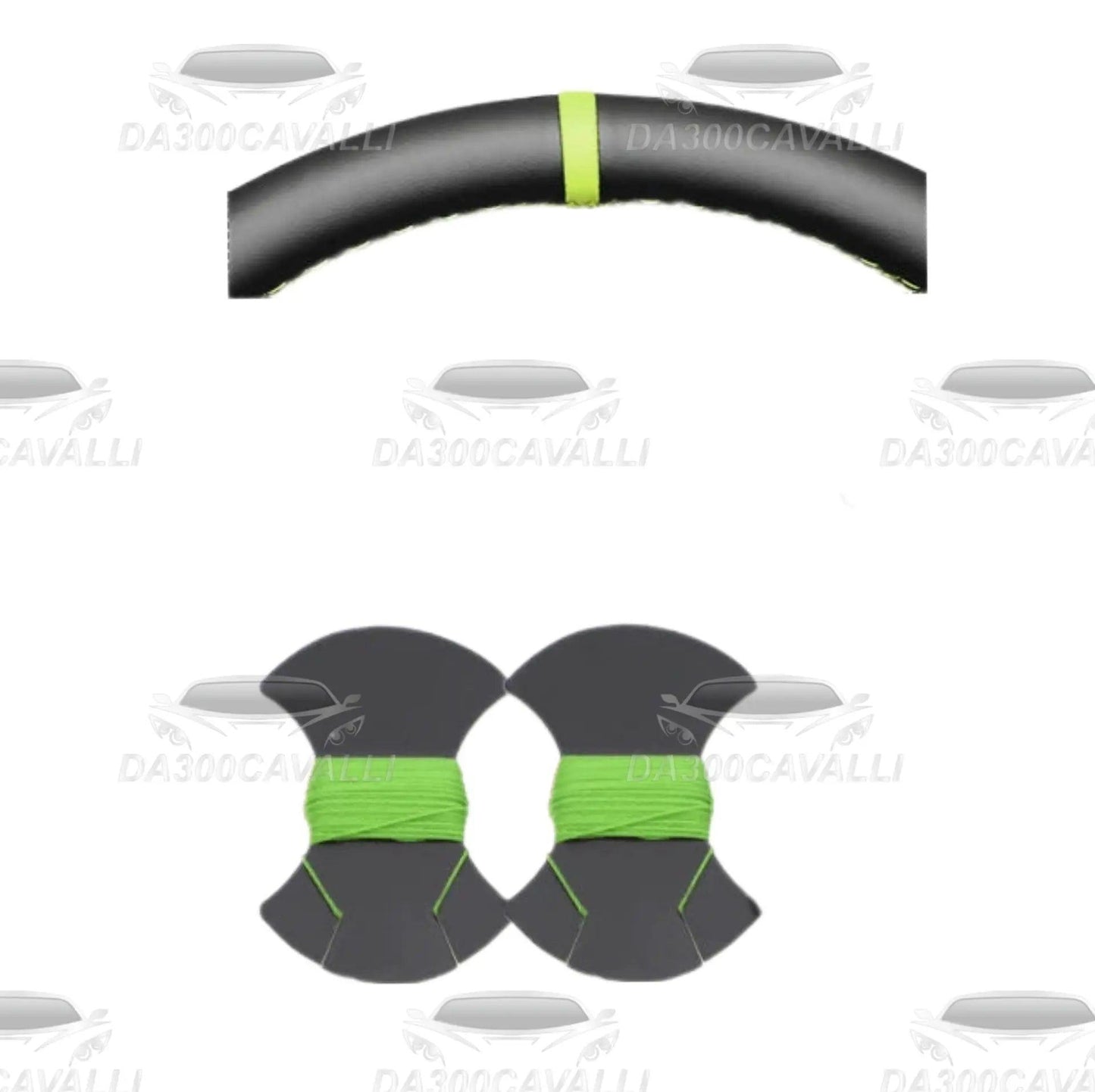 Coprivolante Pretagliato In Pelle Renault Clio 2 Twingo 2 Dacia Sandero (2007-2014) - Da300Cavalli