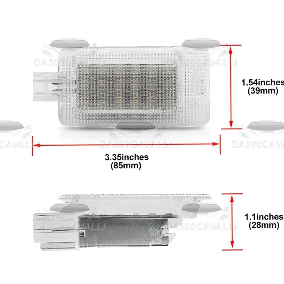 Luci Led Sottoporta, cassetto porta oggetti e portabagagli Nissan Micra (2015-2017) — Da300Cavalli — foto 3