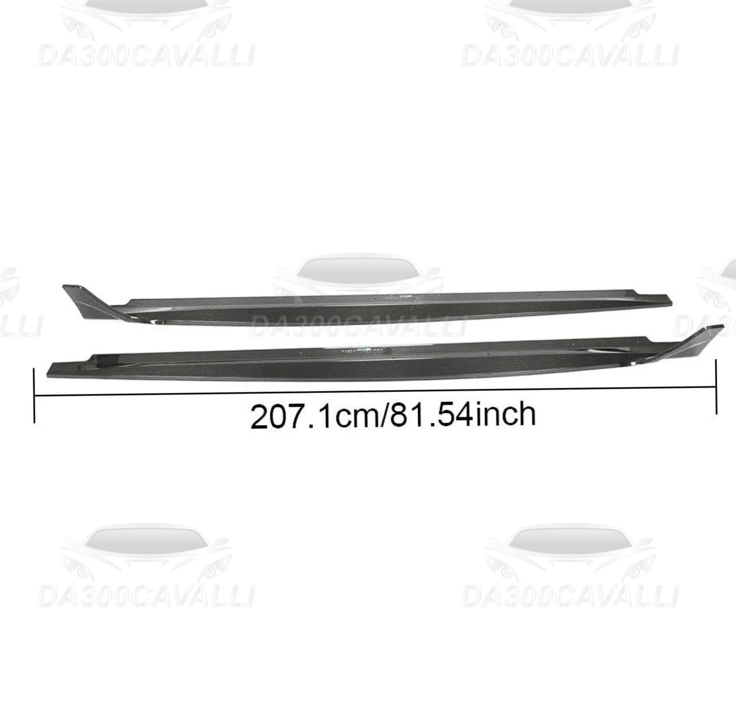 Minigonne Audi A5 B9.5 Fibra Di Carbonio - Da300Cavalli