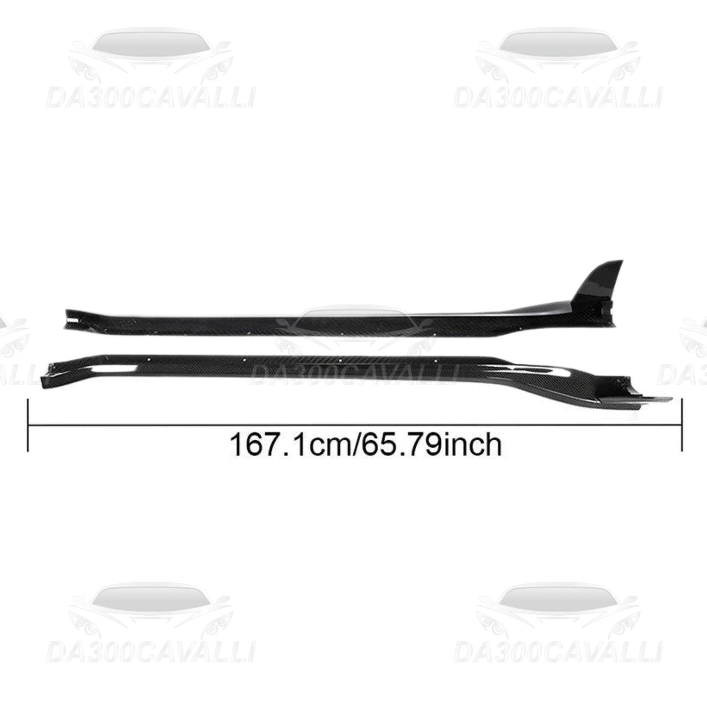 Minigonne Porsche 911 (2019-2023) Fibra Di Carbonio - Da300Cavalli