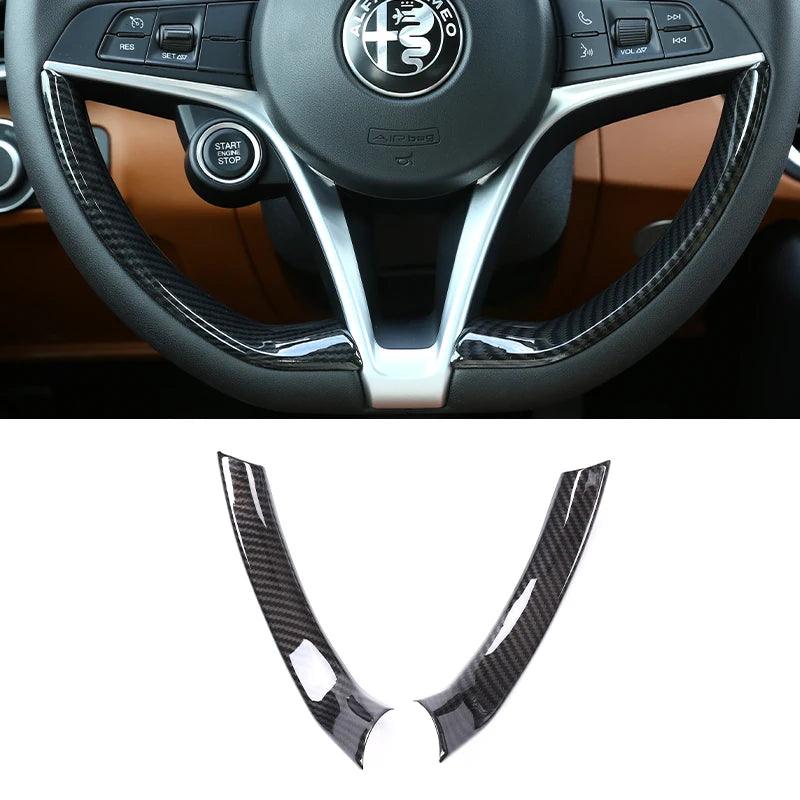 Monadature Volante Alfa Romeo Giulia Stelvio Fibra Di Carbonio - Da300Cavalli