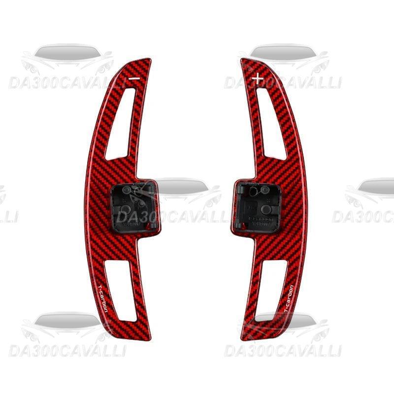 Palette Al Volante Audi A3 S3 A4 S4 A5 S5 Q3 Q5 Q7 A6 A7 A8 Fibra Di Carbonio (2021 2022) — Da300Cavalli — foto 2
