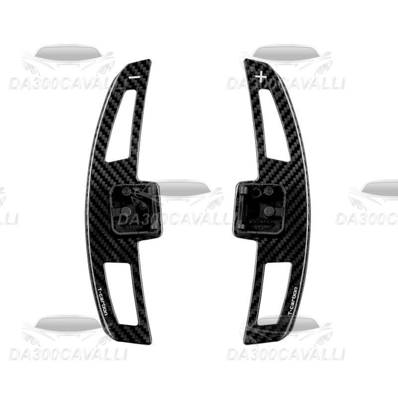Palette Al Volante Audi A3 S3 A4 S4 A5 S5 Q3 Q5 Q7 A6 A7 A8 Fibra Di Carbonio (2021 2022) - Da300Cavalli