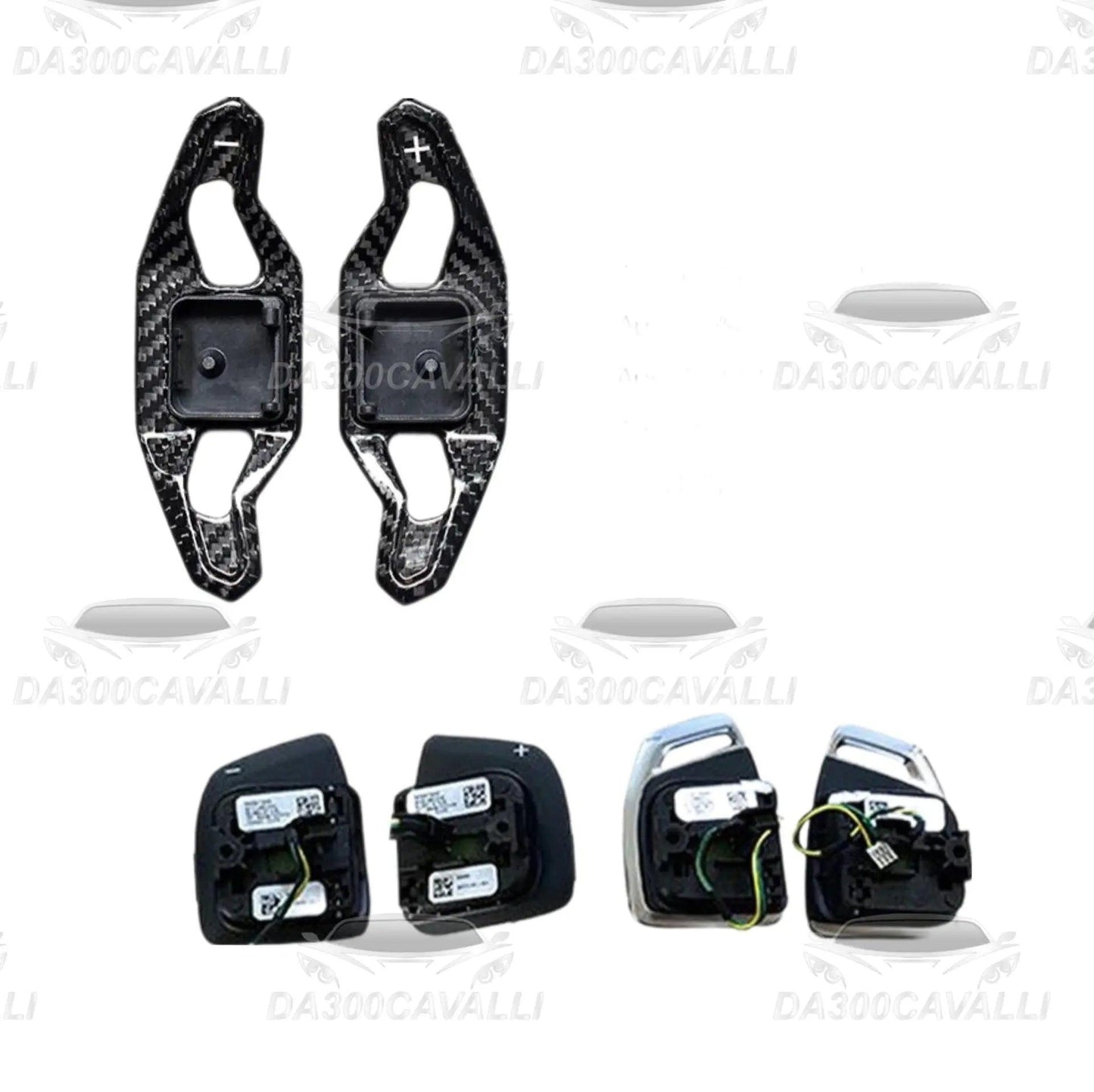 Palette Al Volante Fibra Di Carbonio Audi - Da300Cavalli