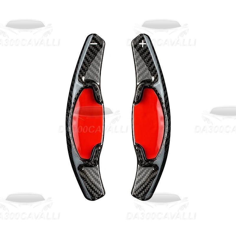 Palette Al Volante Honda Civic FE FL Fibra Di Carbonio (2021-2023) — Da300Cavalli — foto 4