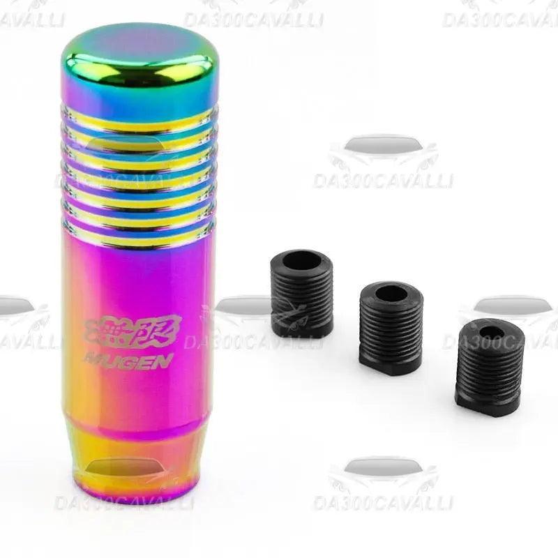 Pomello cambio auto Mugen multicolore con adattatori, accessorio tuning Da300Cavalli.