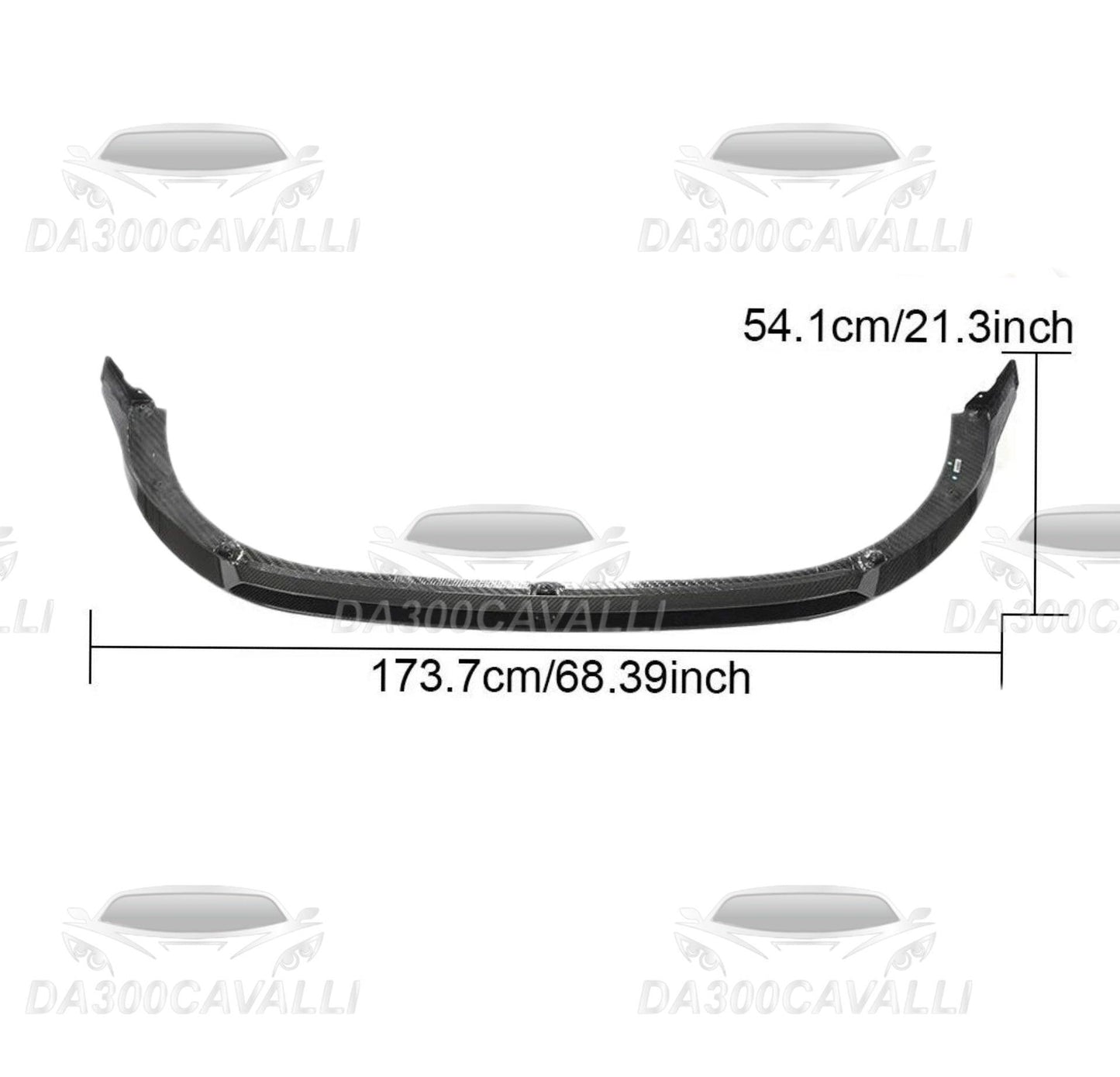 Splitter Fibra Di Carbonio Golf 8 (2021 2023) - Da300Cavalli