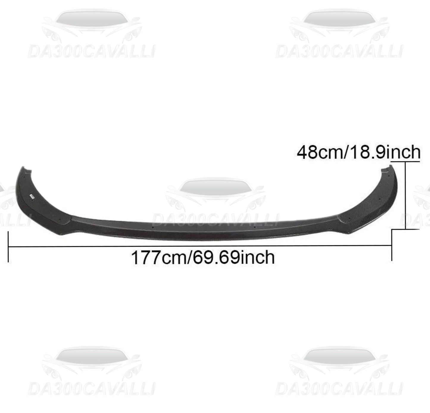 Splitter Kia Stinger Gt Ex Hatchback (2018-2022) Fibra Di Carbonio - Da300Cavalli