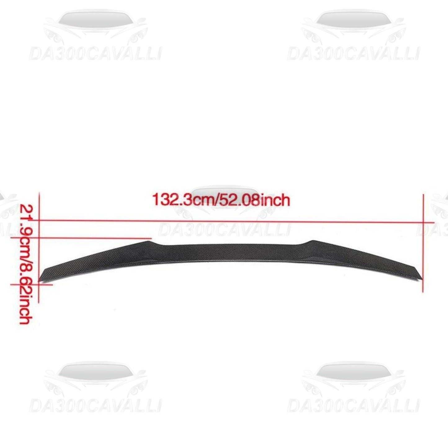 Spoiler Ford Mustang Coupe (2015-2018) Fibra Di Carbonio - Da300Cavalli