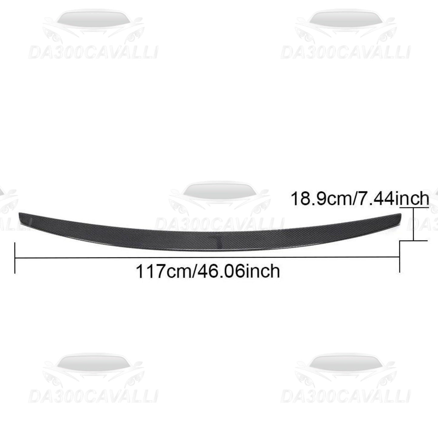 Spoiler Porsche Panamera 971 (2017-2021) Fibra Di Carbonio - Da300Cavalli