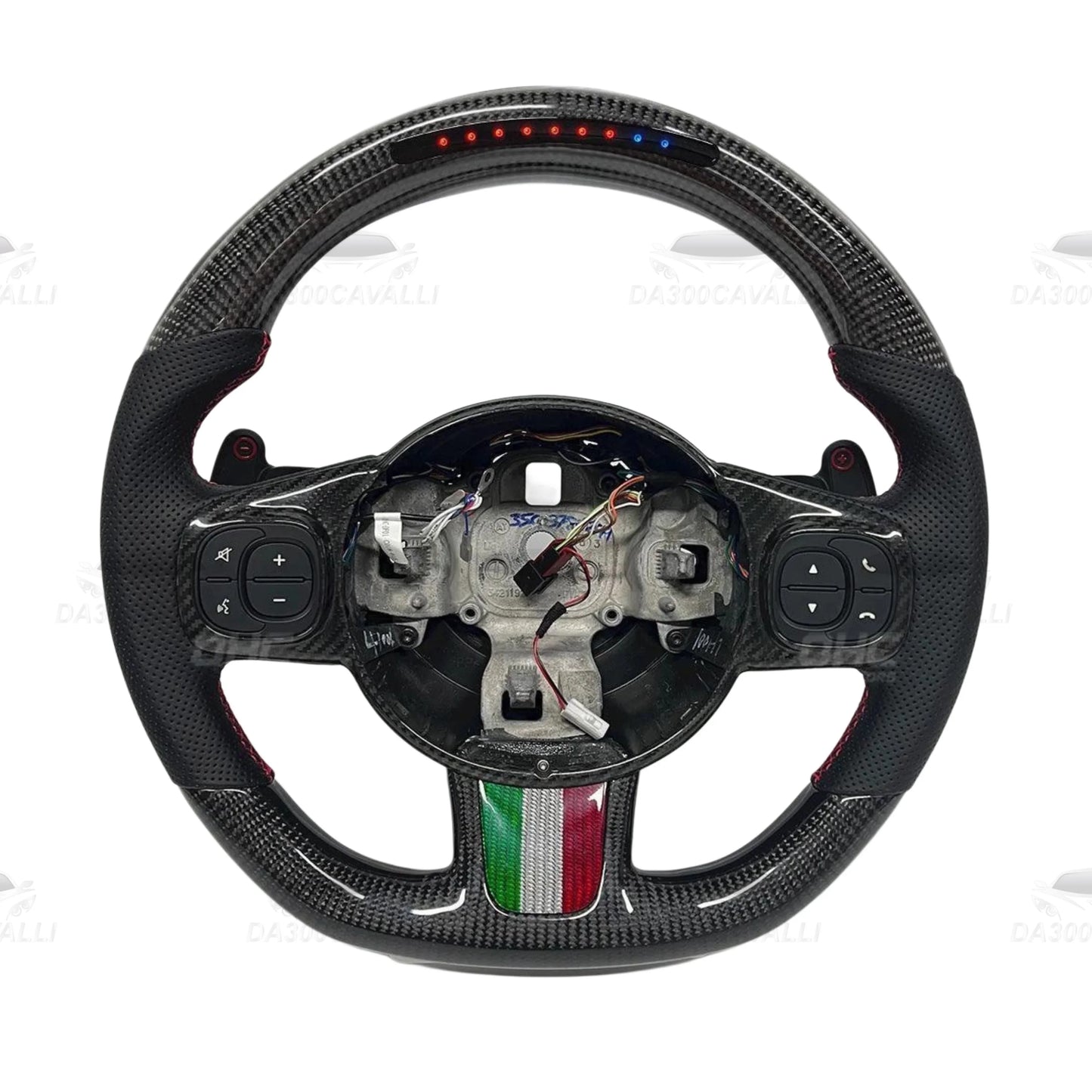 volante-led-fiat-500-abarth-fibra-di-carbonio-da300cavalli-4 - Da300Cavalli