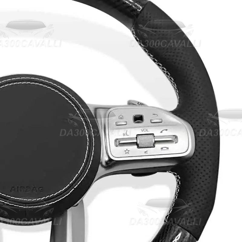 Volante Mercedes In Fibra Di Carbonio Classe A/B/C/E/S/G/V/ GLA GLC GLE GLS - Da300Cavalli