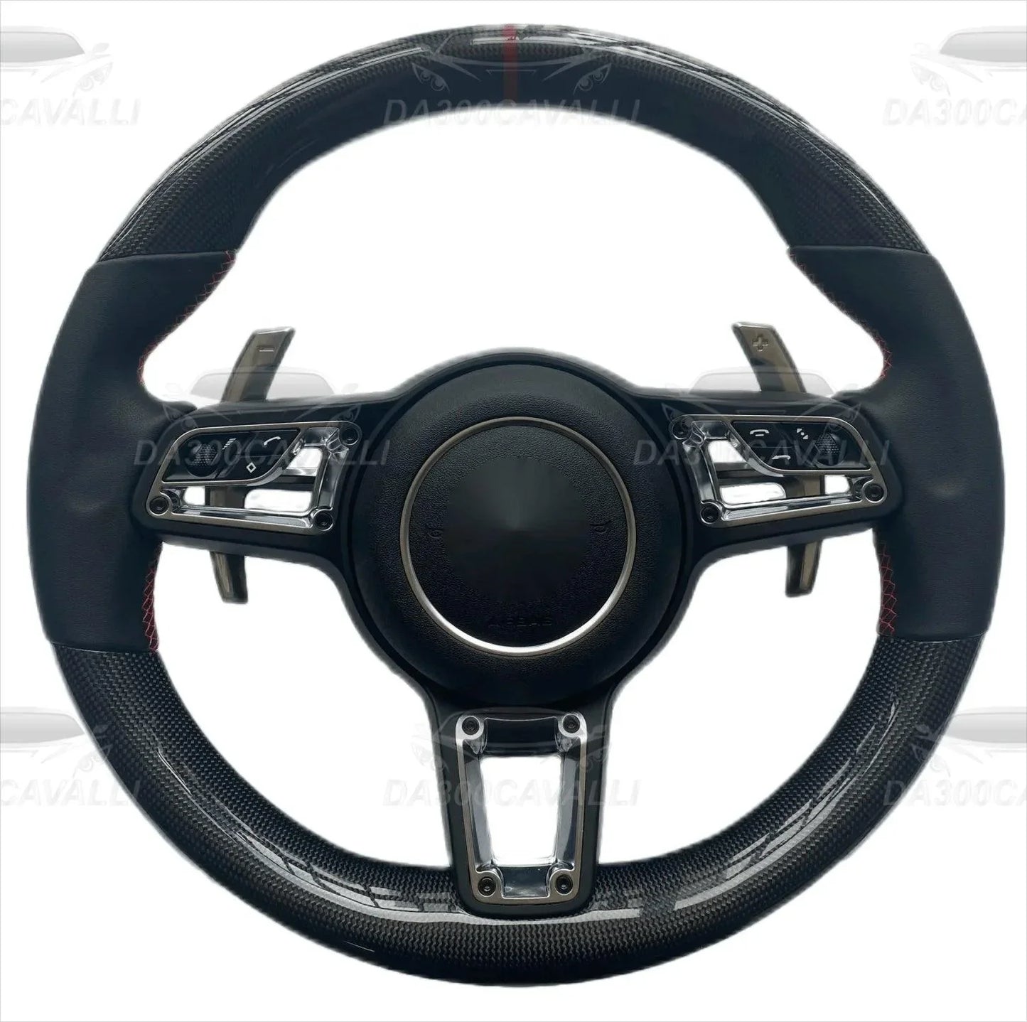 volante-porsche-panamera-macan-cayenne-911-718-fibra-di-carbonio-da300cavalli-6 - Da300Cavalli