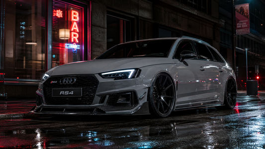 Audi A4 RS4 Tuning Body Kit Appendici Carbonio