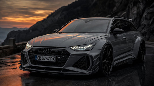 Audi A6: Eleganza Sportiva con Appendici Aerodinamiche e Fibra di Carbonio