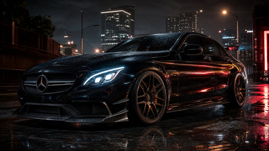 Mercedes-Benz C63 AMG W205 tuning carbonio appendici aerodinamiche