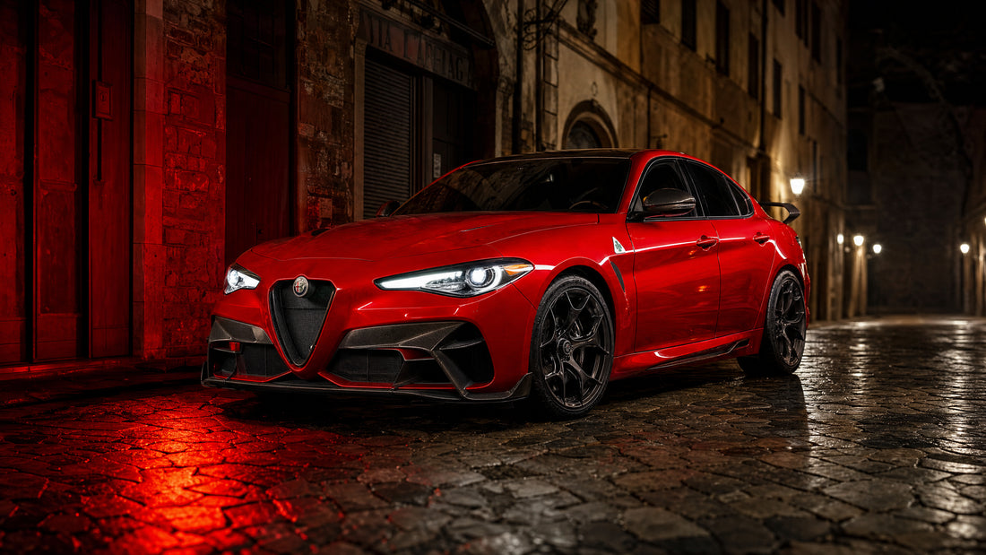 Alfa Romeo Giulia Quadrifoglio tuning carbonio Da300Cavalli