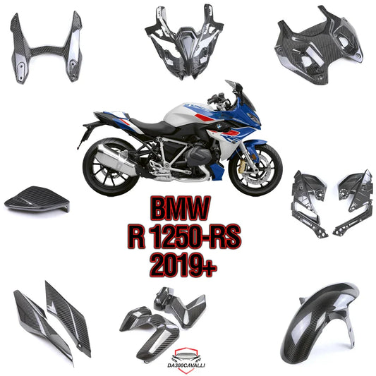 BMW R 1250 RS 2019 moto con kit carene in carbonio, ricambi tuning Da300Cavalli