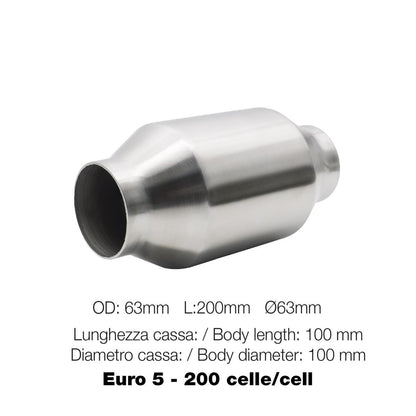 Catalizzatore metallico 200 celle Euro 5 – Simoni Racing