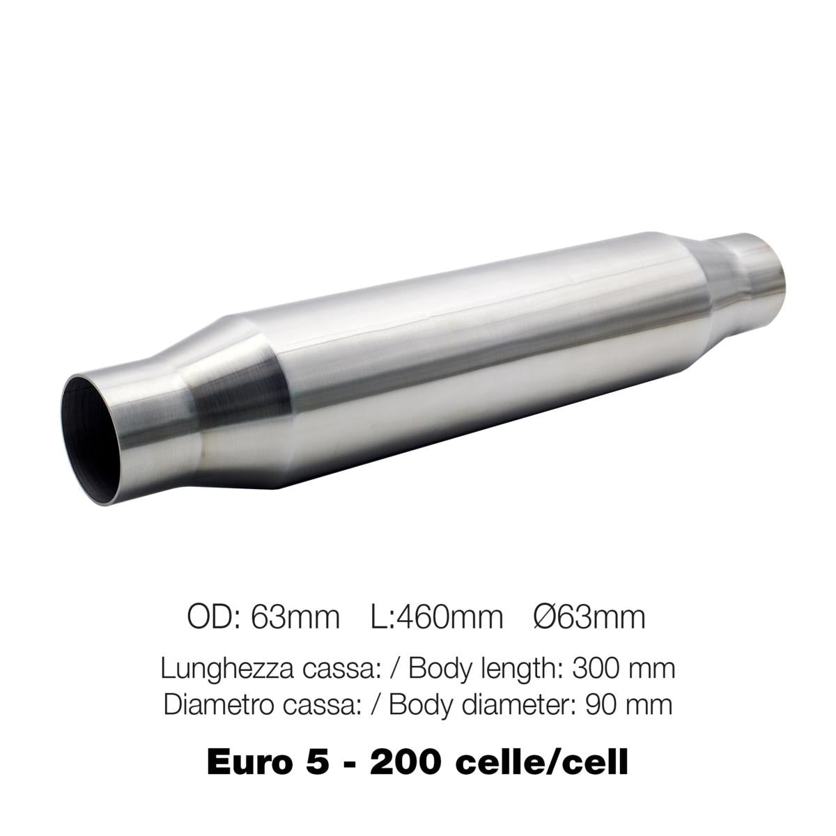Catalizzatore metallico 200 celle Euro 5 – Simoni Racing