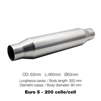 Catalizzatore metallico 200 celle Euro 5 – Simoni Racing