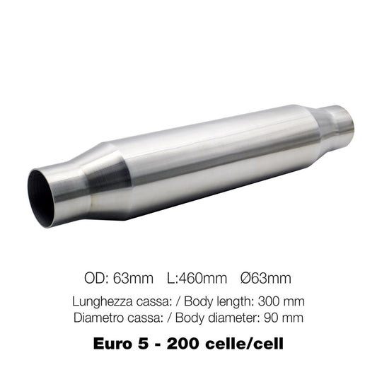 Catalizzatore metallico 200 celle Euro 5 – Simoni Racing