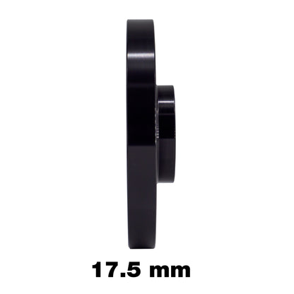 2 distanziali ruota neri 17,5mm 5x110 centraggio 65,1 con bull. – Simoni Racing – foto 4