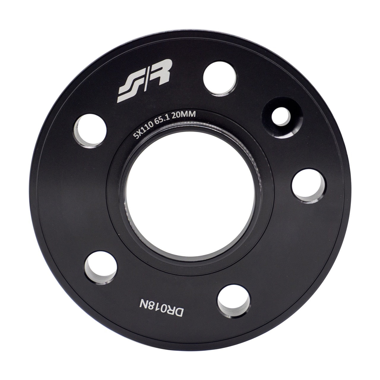 2 distanziali ruota neri 20mm 5x110 centraggio 65,1 con bull. – Simoni Racing – foto 2