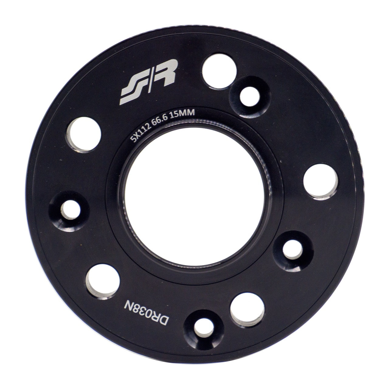 2 distanziali ruota neri 15mm 5x112 centraggio 66,6 con bull. – Simoni Racing – foto 2