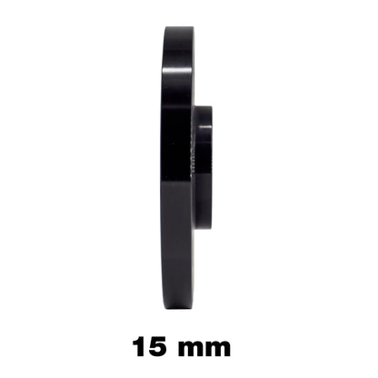 2 distanziali ruota neri 15mm 5x112 centraggio 66,6 con bull. – Simoni Racing – foto 4