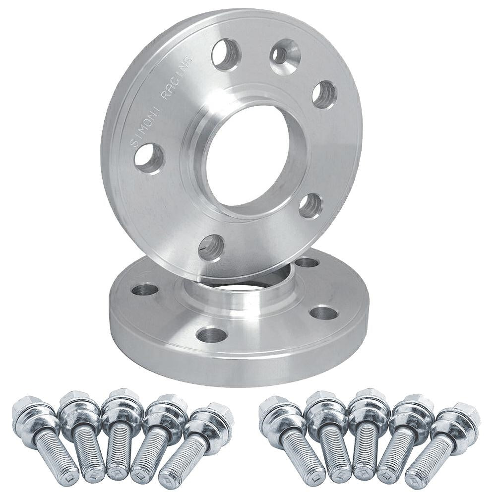2 distanziali ruota 12mm 5x112 centraggio 66,6 con bulloneria – Simoni Racing