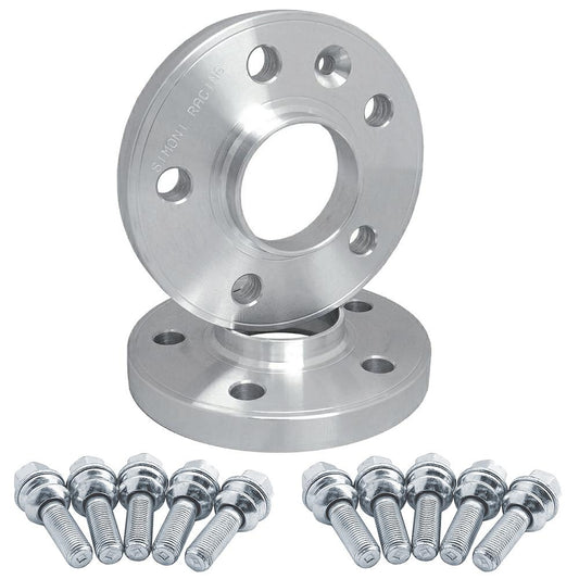2 distanziali ruota 12mm 5x112 centraggio 66,6 con bulloneria – Simoni Racing