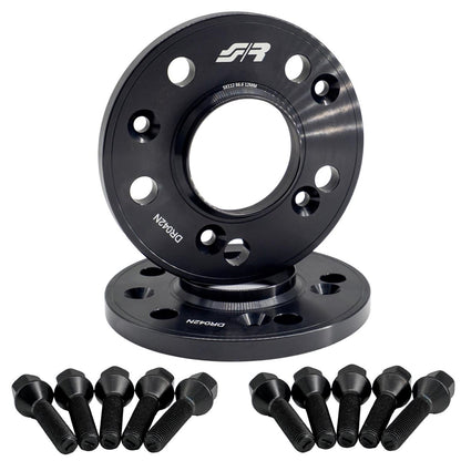 2 distanziali ruota neri 12mm 5x112 centraggio 66,6 con bull. – Simoni Racing
