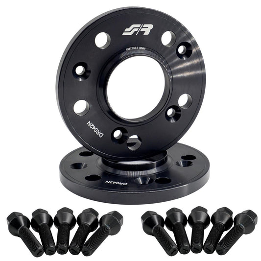 2 distanziali ruota neri 12mm 5x112 centraggio 66,6 con bull. – Simoni Racing