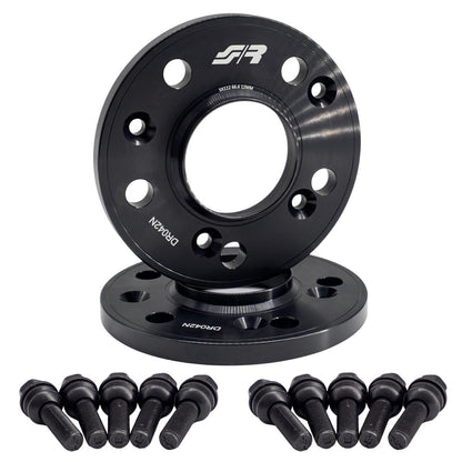 2 distanziali ruota neri 12mm 5x112 centraggio 66,6 con bull. – Simoni Racing