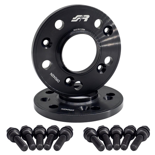 2 distanziali ruota neri 12mm 5x112 centraggio 66,6 con bull. – Simoni Racing