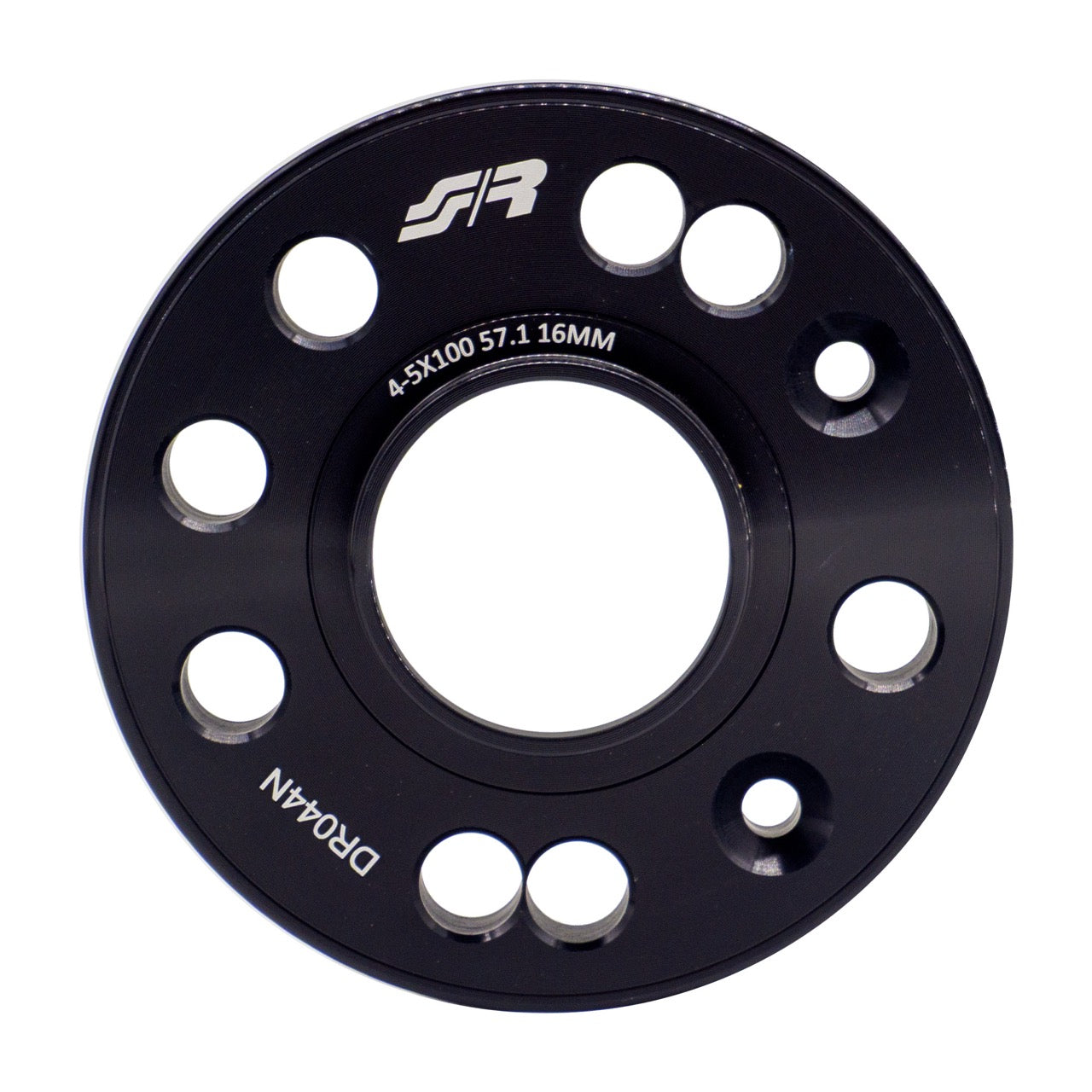 2 distanziali ruota neri 16mm 4-5x100 con centr.57,1 bul.sferica – Simoni Racing – foto 2