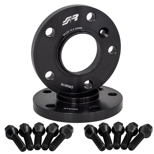 2 distanziali ruota neri 16mm 5x120 centraggio 72,6 con bull. – Simoni Racing