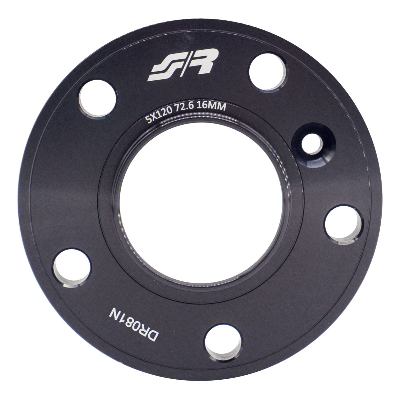 2 distanziali ruota neri 16mm 5x120 centraggio 72,6 con bull. – Simoni Racing – foto 2